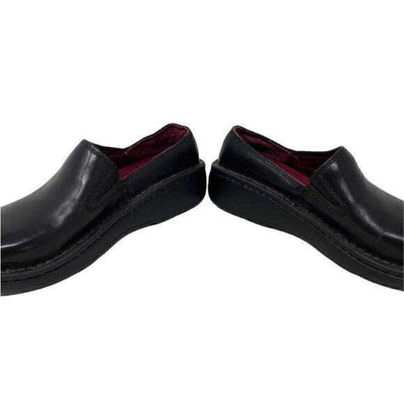 Chaco Womens Zaagh Gunnison Loafers Flats Shoes Black Leather Slip On Comfort 6 - Picture 4 of 8